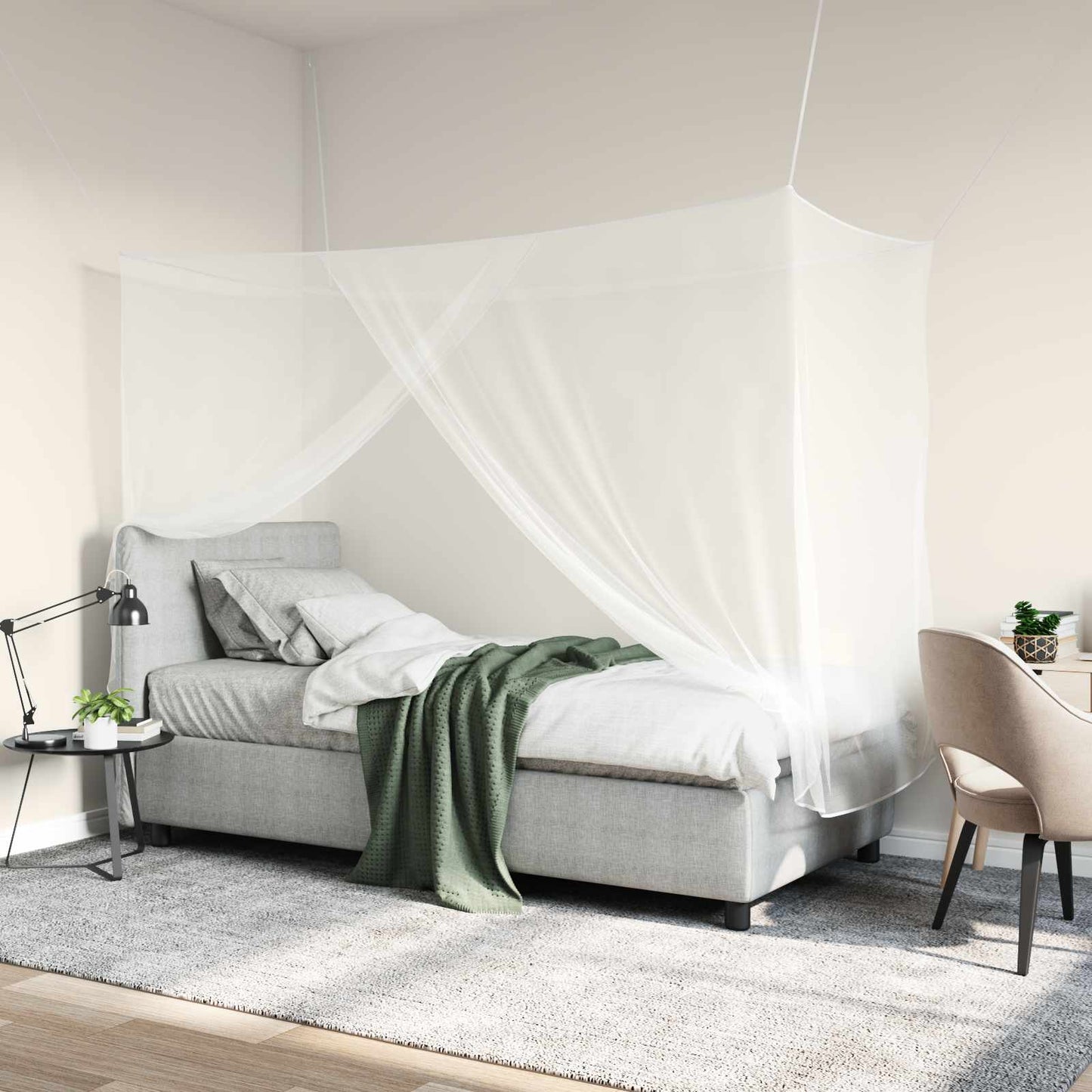 Moskito-Netz Für Bett 156 Maschen 3 Pcs Polyester