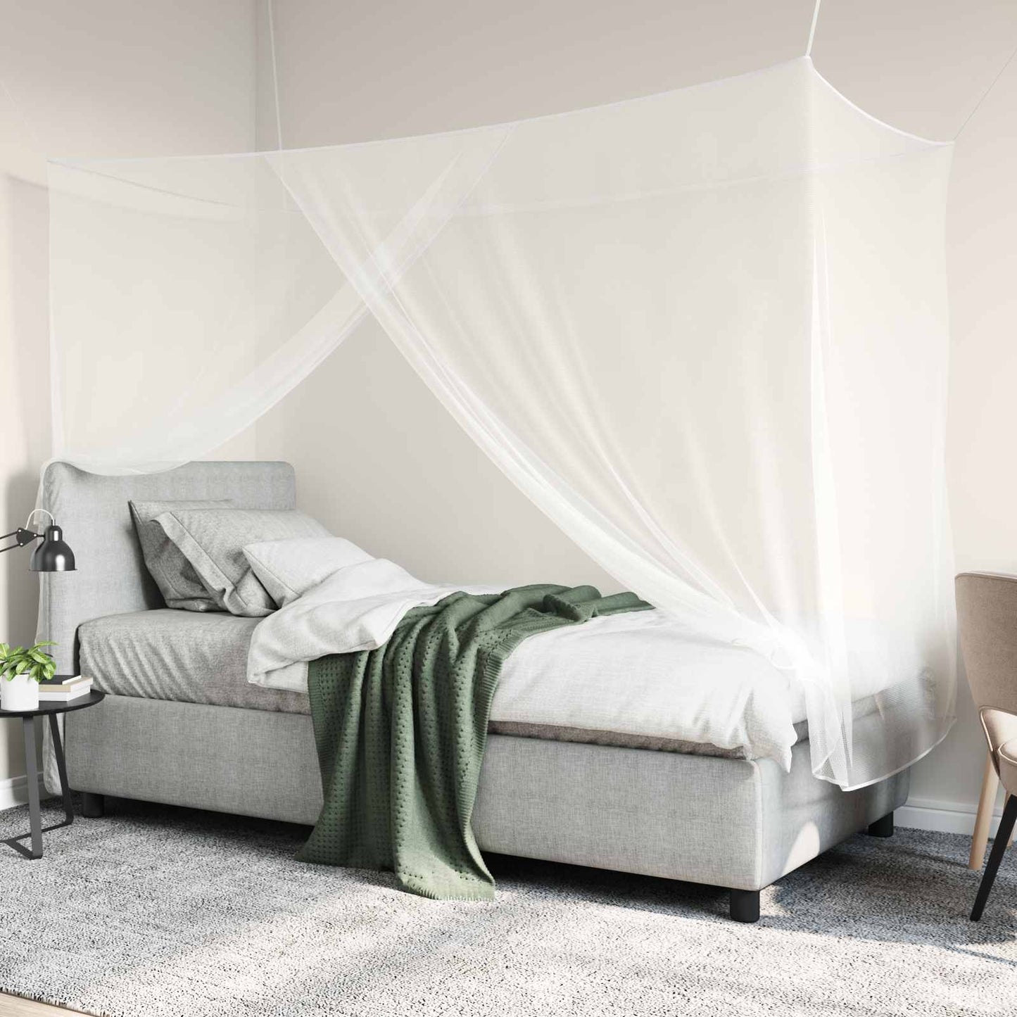 Moskito-Netz Für Bett 156 Maschen 3 Pcs Polyester