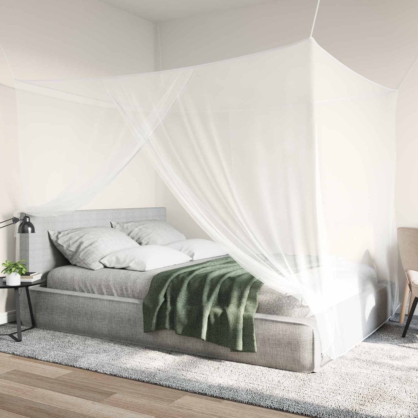 Moskito-Netz Für Bett 156 Maschen 3 Pcs Polyester