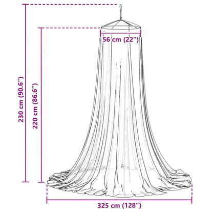 Moskito-Netz Für Das Bett 156 Mesh ⌀56 X 220 Cm