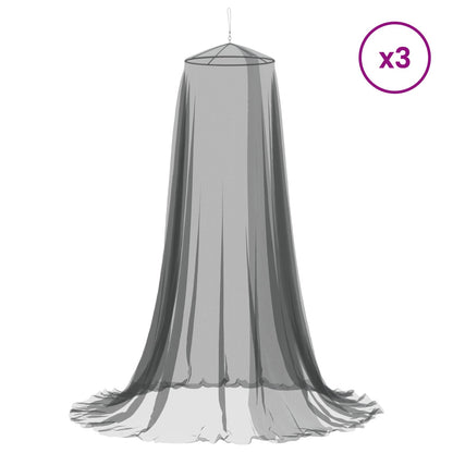 Moskito-Netz Für Das Bett 3 Pcs 156 Mesh ⌀56 X 220 Cm
