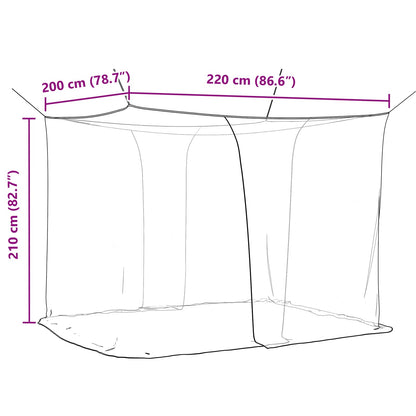 Moskito-Netz Für Bett 156 Maschen 3 Pcs Polyester