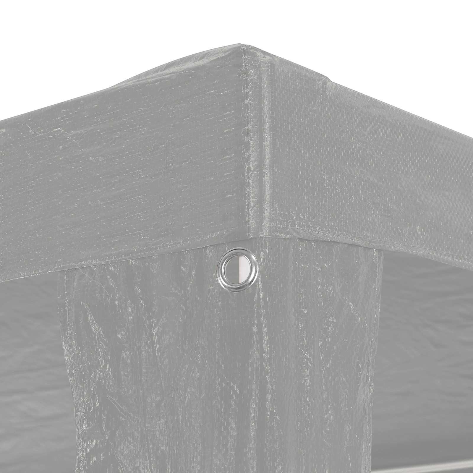 Partyzelt 900 X 300 X 255 Cm Pe Und Stahl
