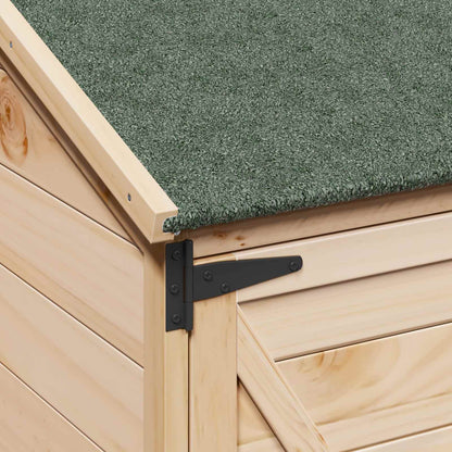 Gartenschuppen 106 X 56 X 176,5 Cm Massivholz Aus Fichte