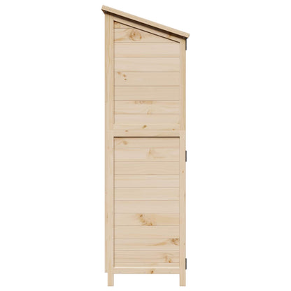 Gartenschuppen 106 X 56 X 176,5 Cm Massivholz Aus Fichte