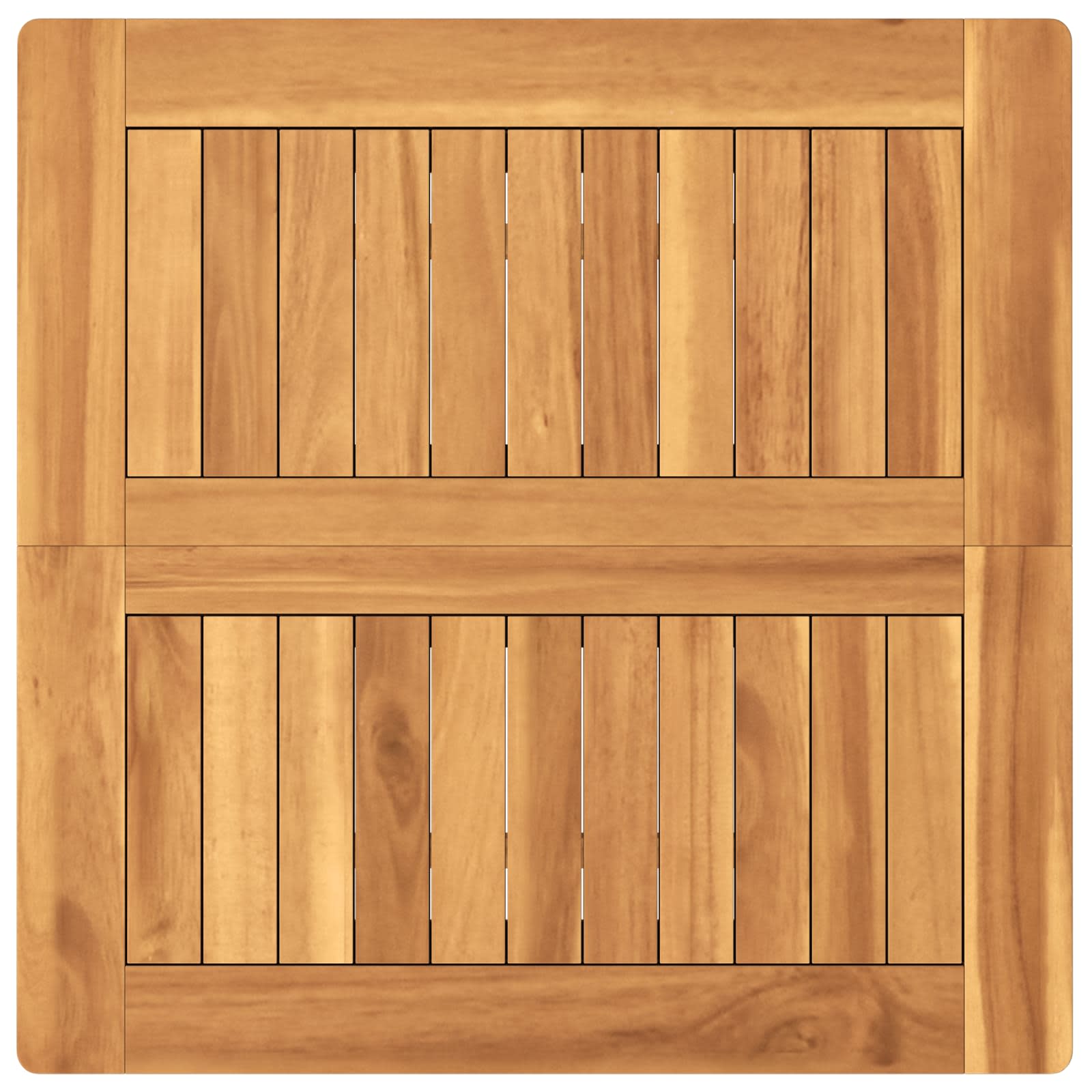 Outdoor Bar Set 3 Pcs Unbehandelt Massivholz Teak