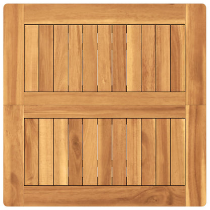 Outdoor Bar Set 3 Pcs Unbehandelt Massivholz Teak