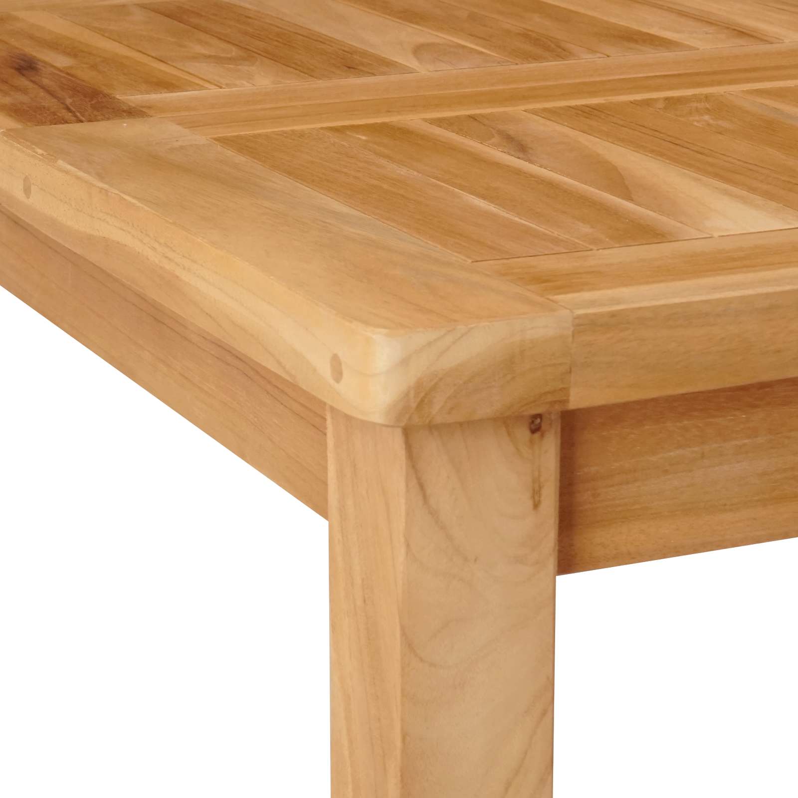 Outdoor Bar Set 5 Pcs Unbehandelt Massivholz Teak