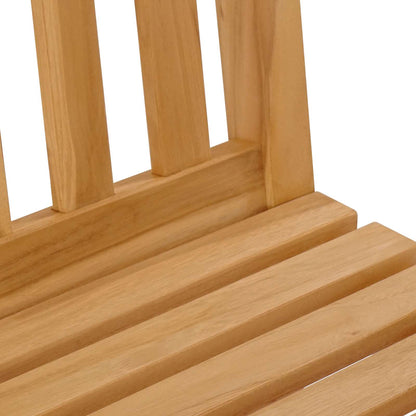 Outdoor Bar Set 5 Pcs Unbehandelt Massivholz Teak