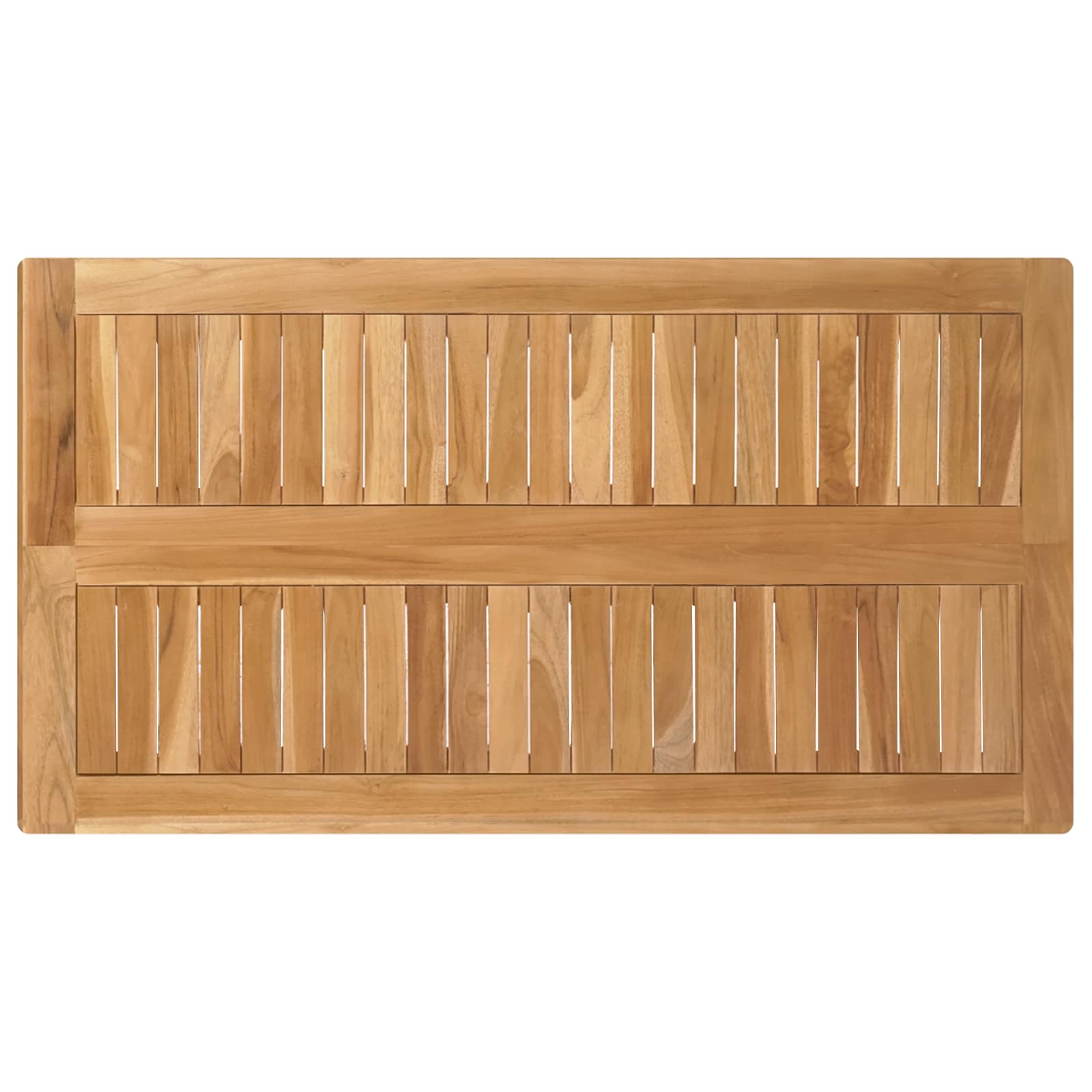Outdoor Bar Set 5 Pcs Unbehandelt Massivholz Teak