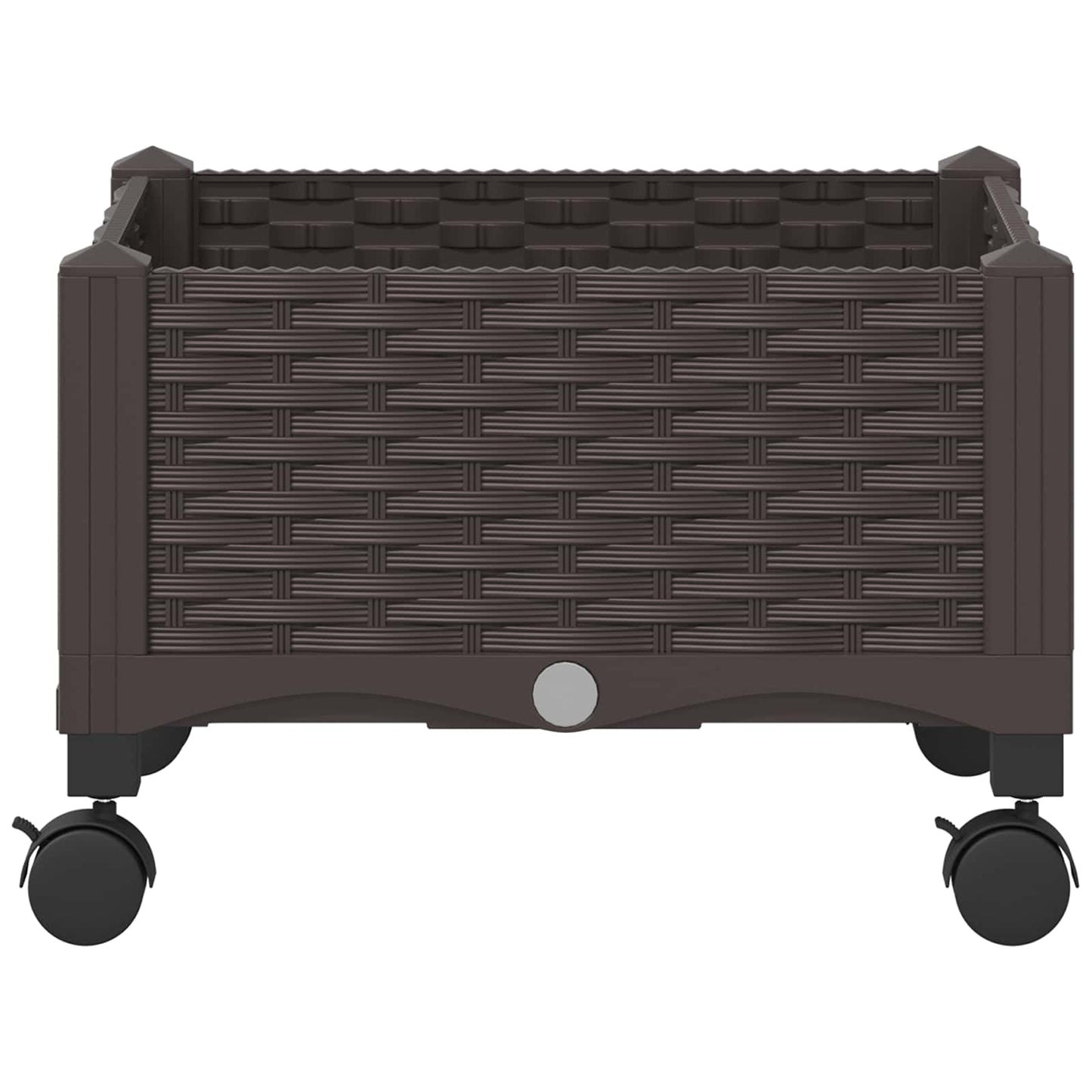 Gartenpflanzer 40 X 40 X 29 Cm Pp Braun