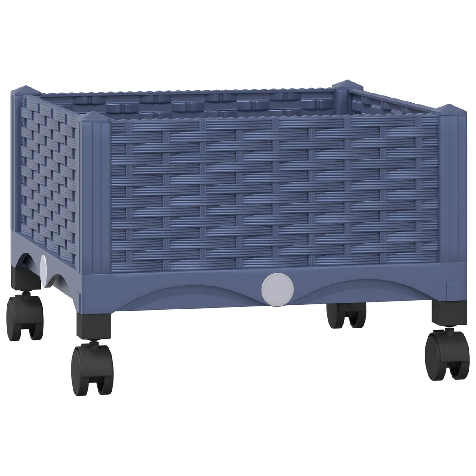 Gartenpflanzer 40 X 40 X 33 Cm Pp Blaugrau