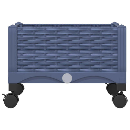 Gartenpflanzer 40 X 40 X 33 Cm Pp Blaugrau