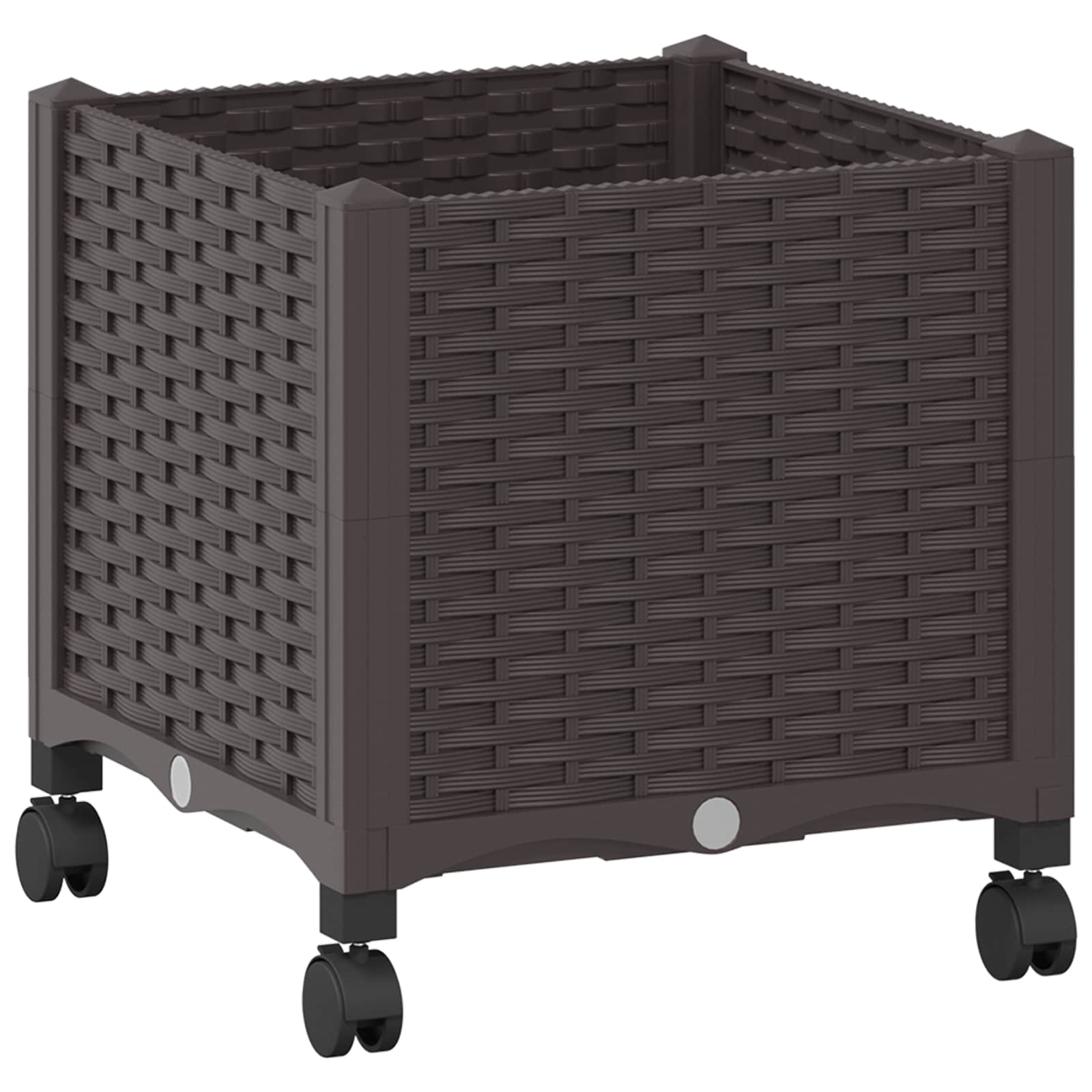 Gartenpflanzer 40 X 40 X 44 Cm Pp Braun