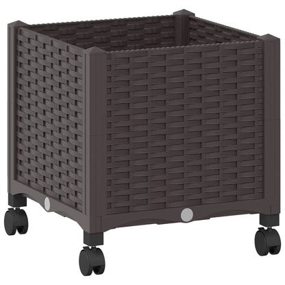 Gartenpflanzer 40 X 40 X 44 Cm Pp Braun