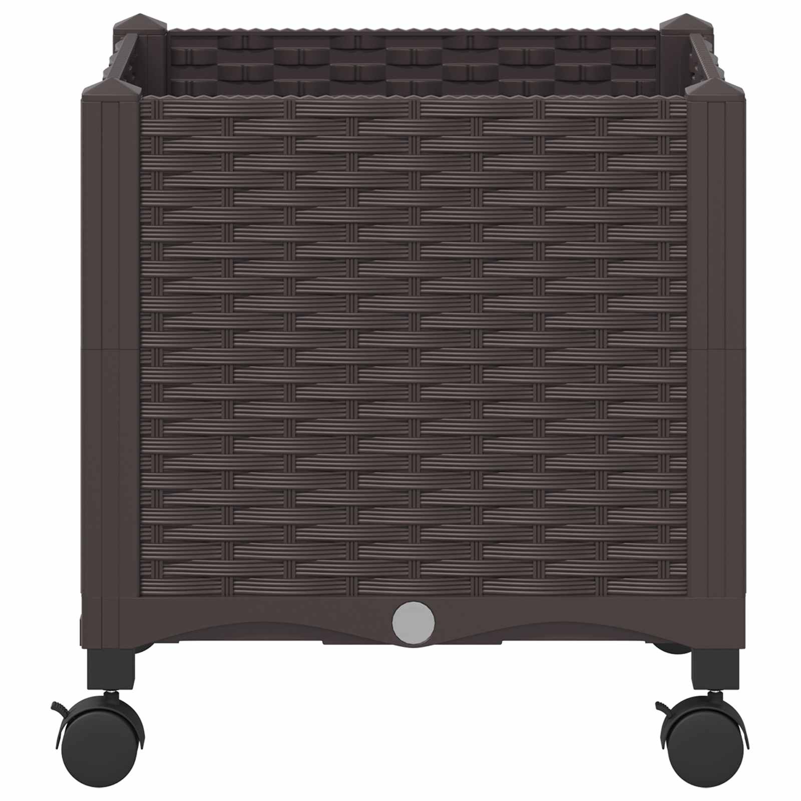 Gartenpflanzer 40 X 40 X 44 Cm Pp Braun