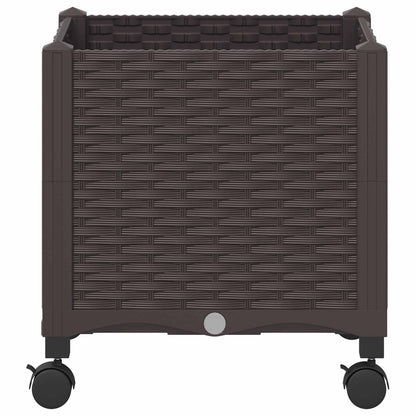 Gartenpflanzer 40 X 40 X 44 Cm Pp Braun