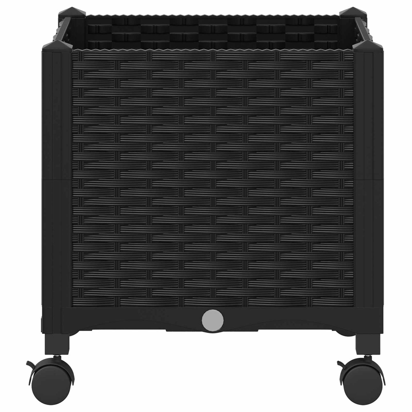 Gartenpflanzer 40 X 40 X 44 Cm Pp Schwarz