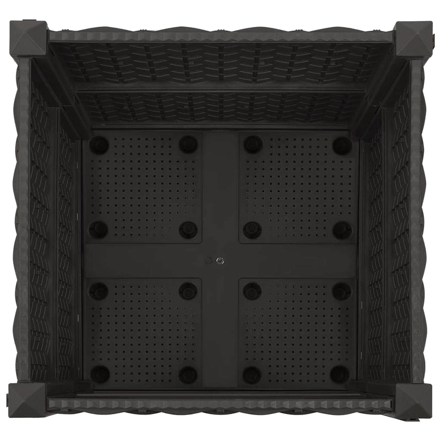 Gartenpflanzer 40 X 40 X 44 Cm Pp Schwarz