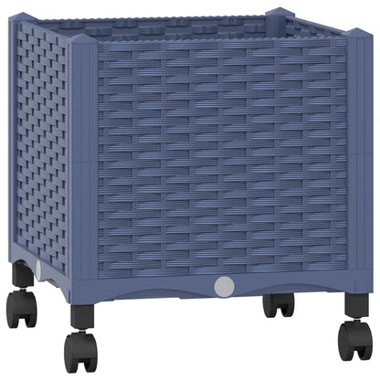 Gartenpflanzer 40 X 40 X 48 Cm Pp Blaugrau