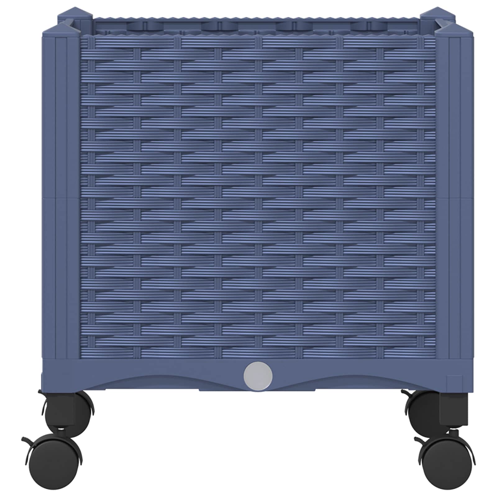 Gartenpflanzer 40 X 40 X 48 Cm Pp Blaugrau