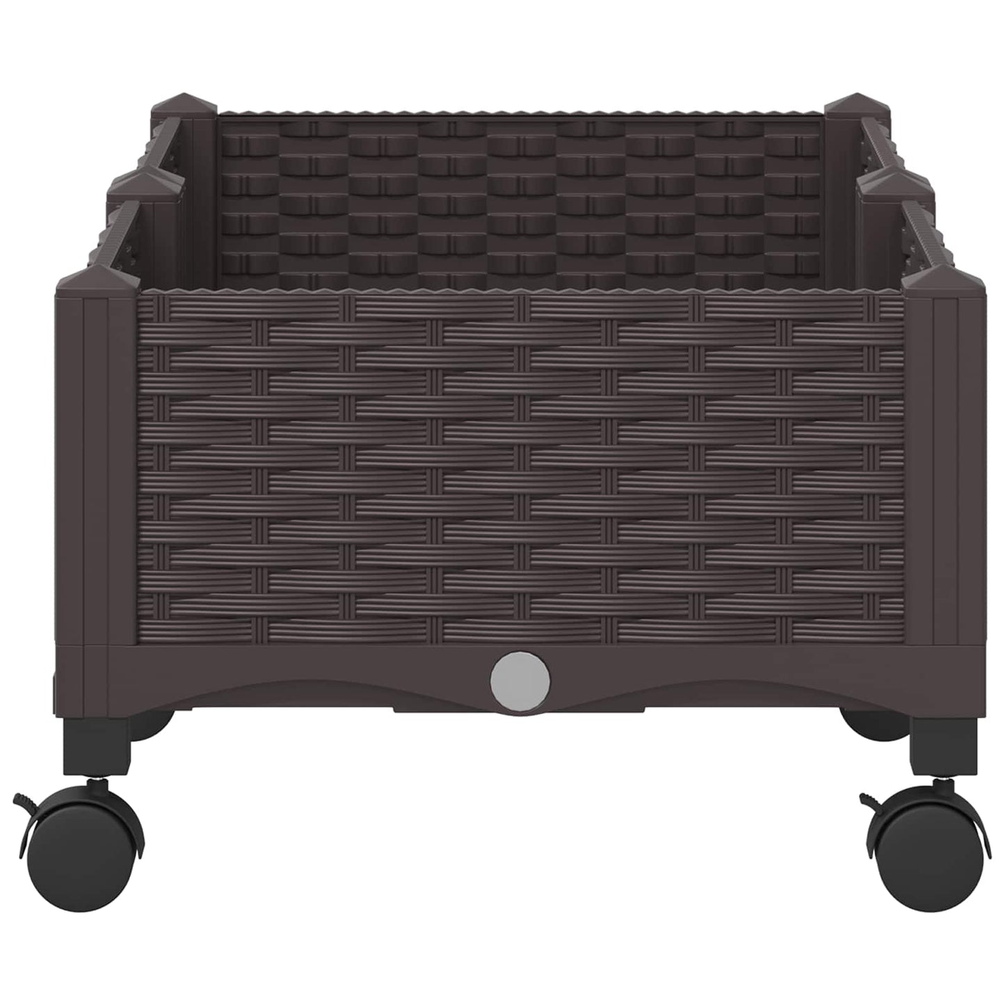 Gartenpflanzer 80 X 40 X 29 Cm Pp Braun