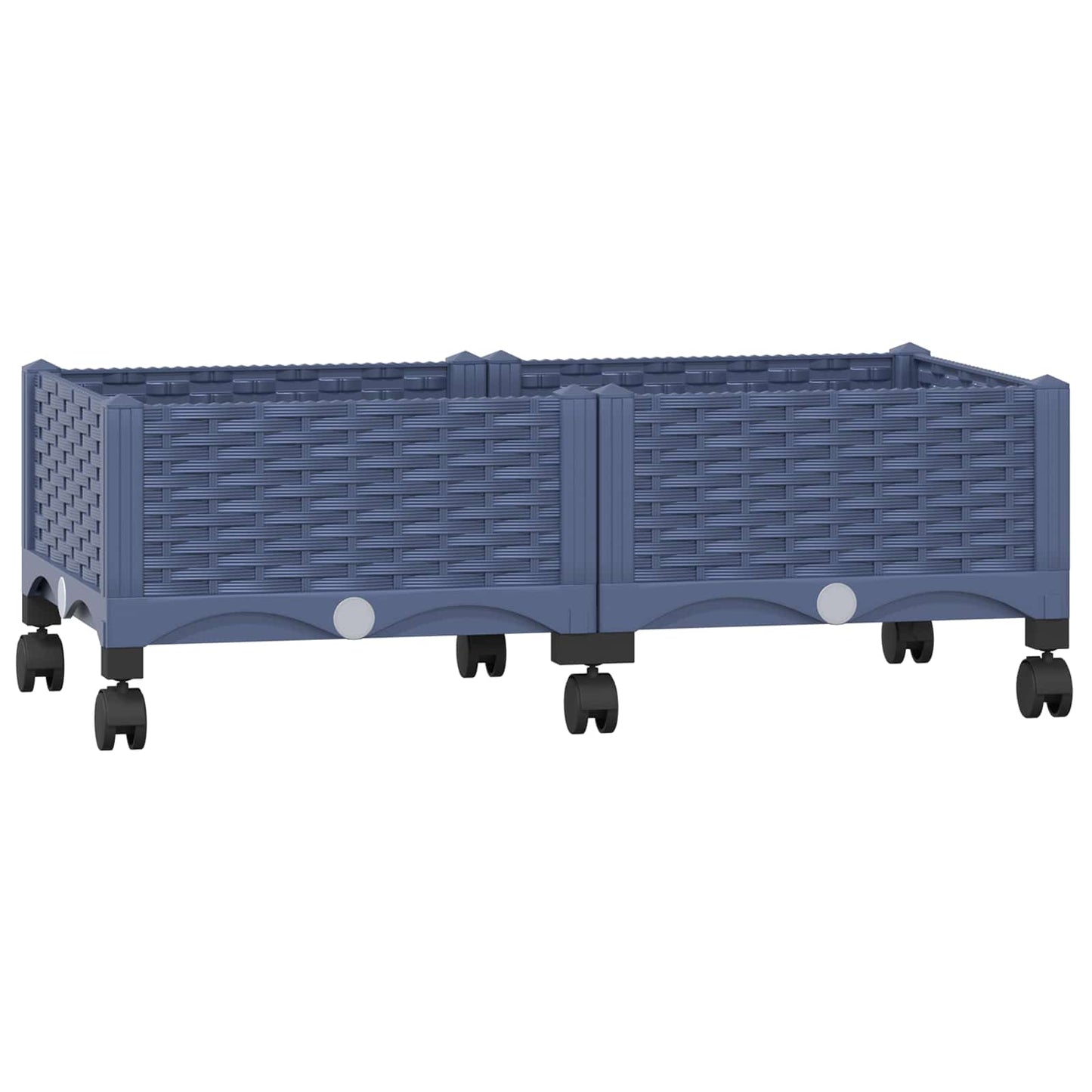 Gartenpflanzer 80 X 40 X 33 Cm Pp Blaugrau