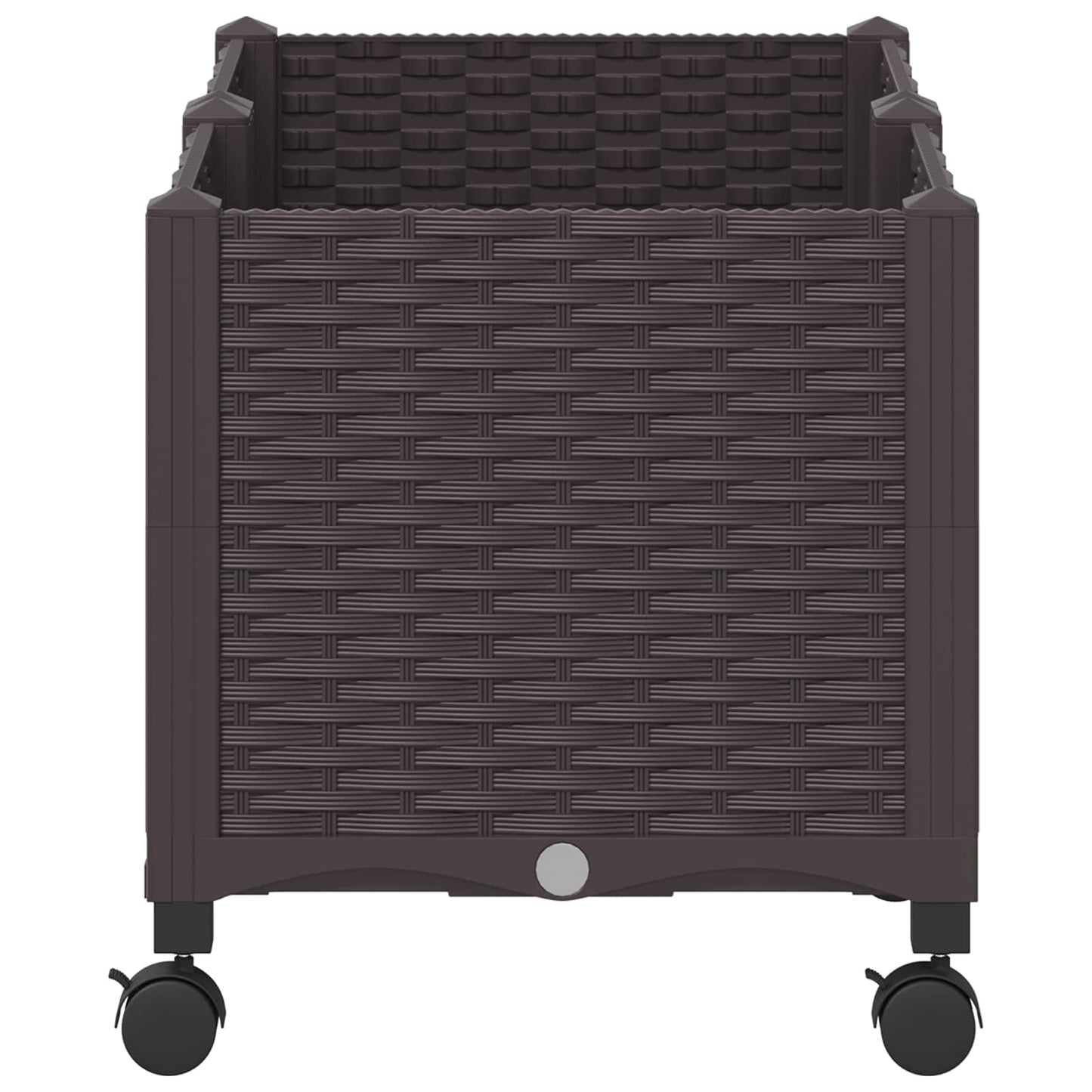 Gartenpflanzer 80 X 40 X 44 Cm Pp Braun