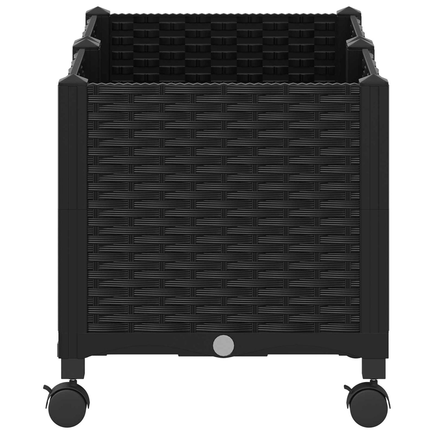Gartenpflanzer 80 X 40 X 44 Cm Pp Schwarz