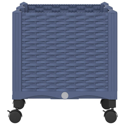 Gartenpflanzer 80 X 40 X 48 Cm Pp Blaugrau