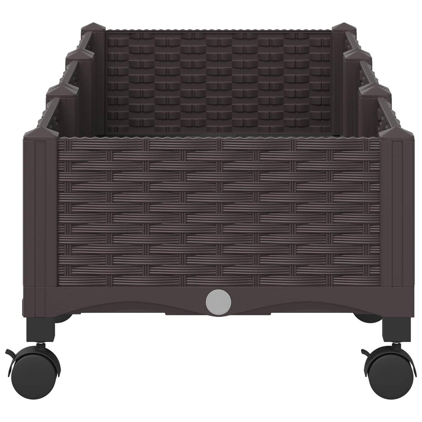 Gartenpflanzer 120 X 40 X 29 Cm Pp Braun