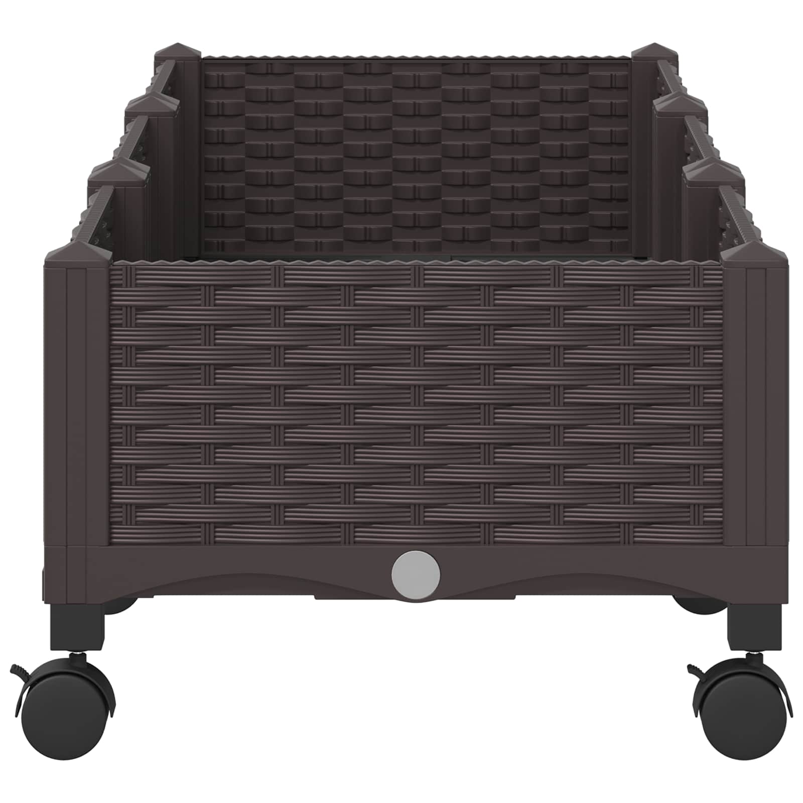 Gartenpflanzer 120 X 40 X 29 Cm Pp Braun