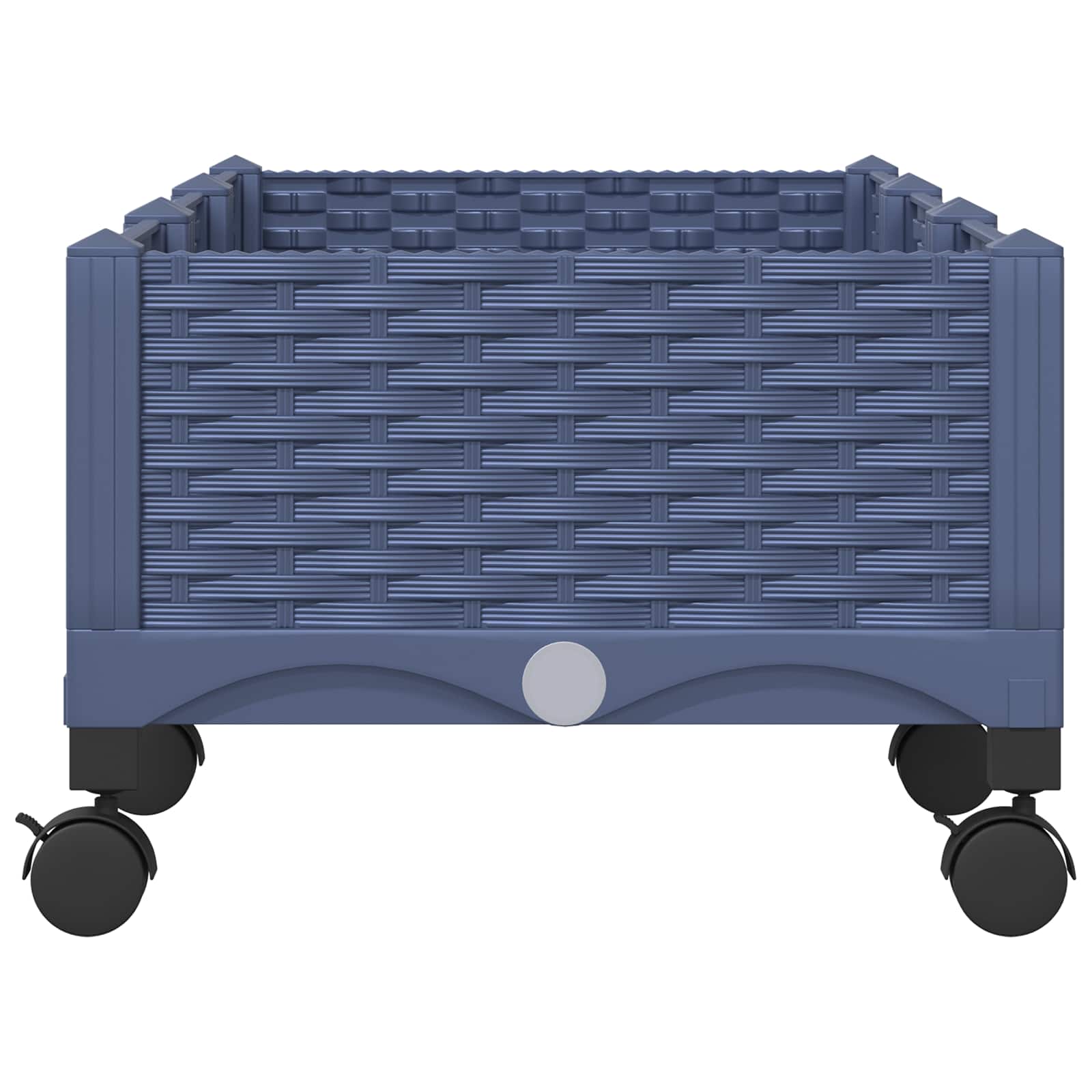 Gartenpflanzer 120 X 40 X 33 Cm Pp Blaugrau