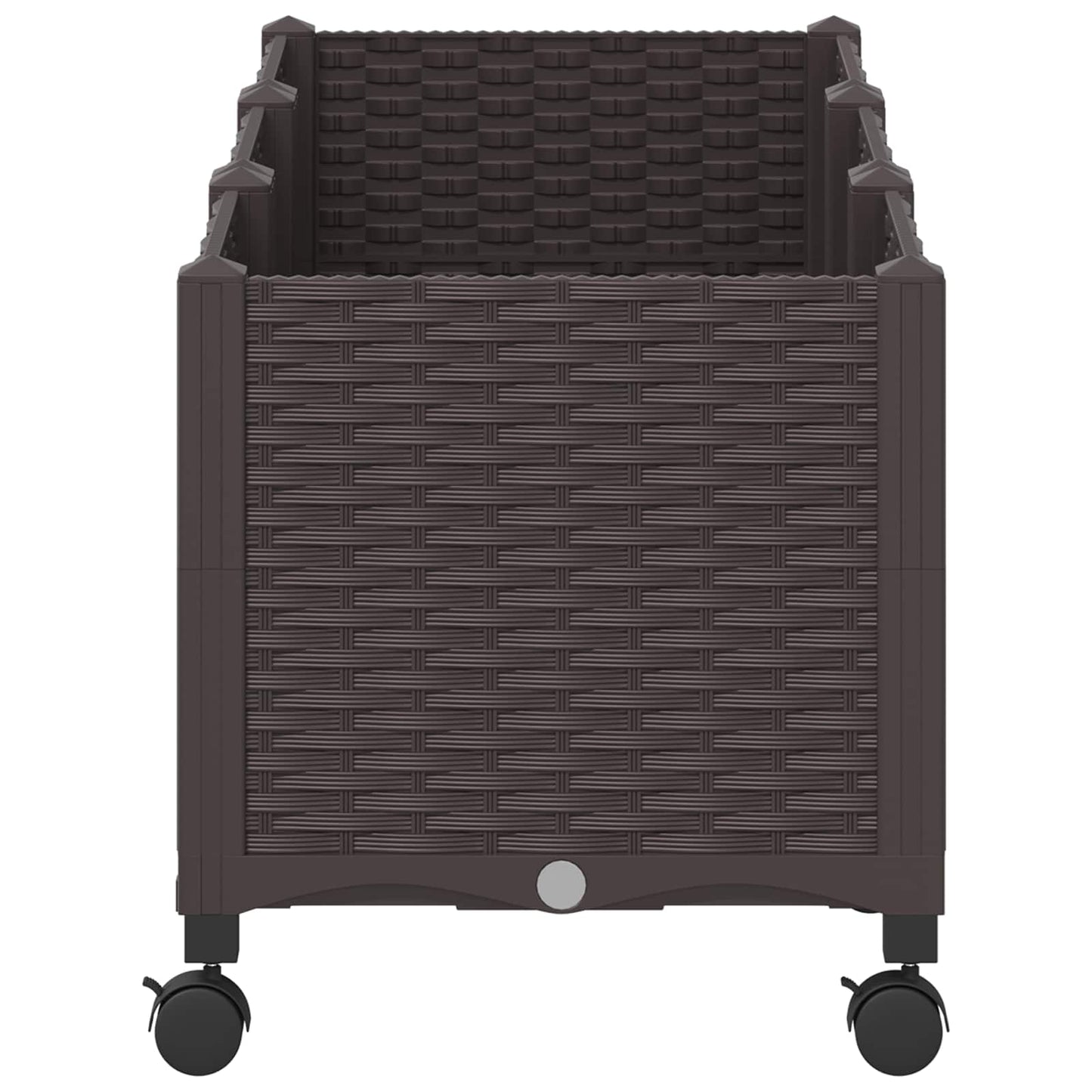 Gartenpflanzer 120 X 40 X 44 Cm Pp Braun