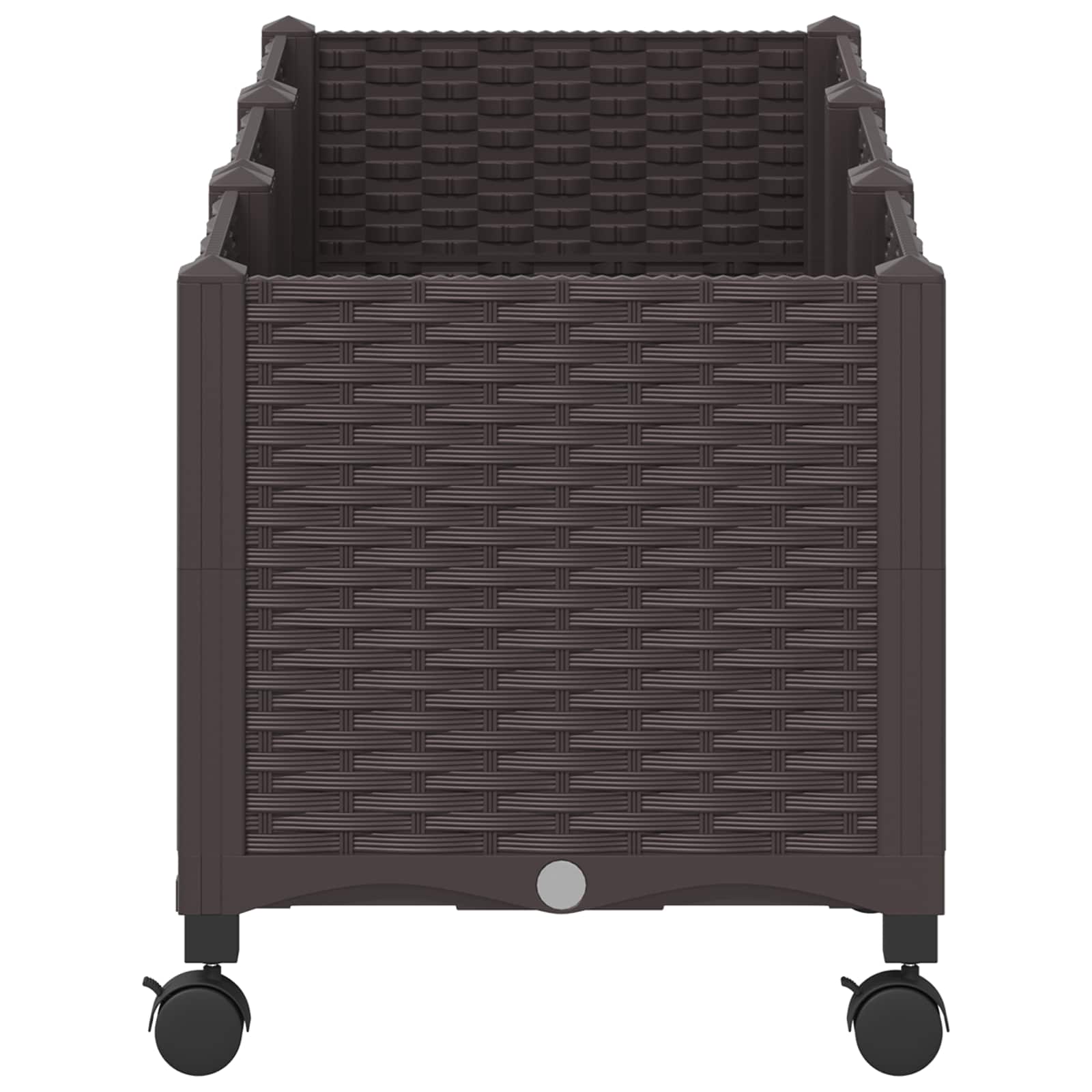 Gartenpflanzer 120 X 40 X 44 Cm Pp Braun