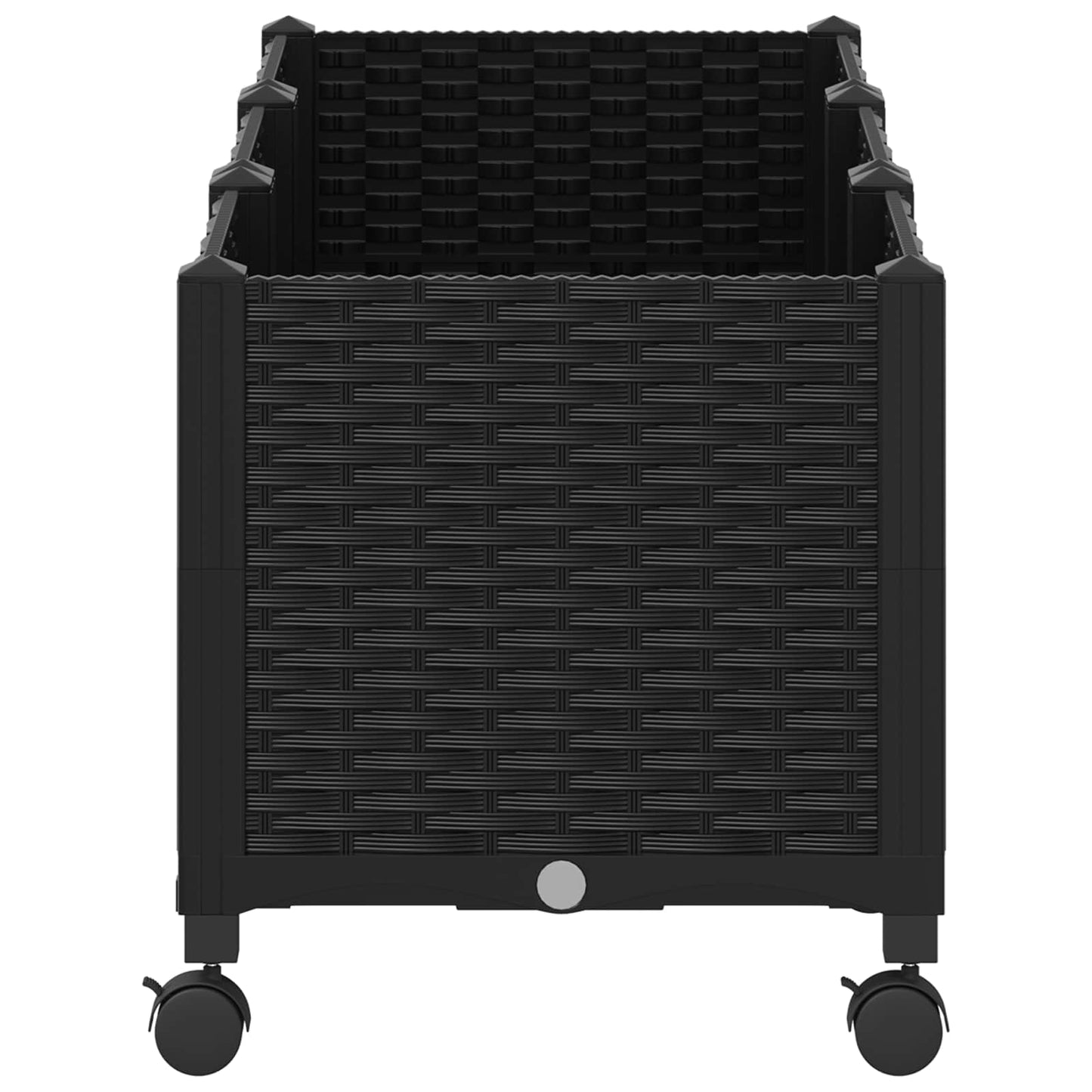 Gartenpflanzer 120 X 40 X 44 Cm Pp Schwarz