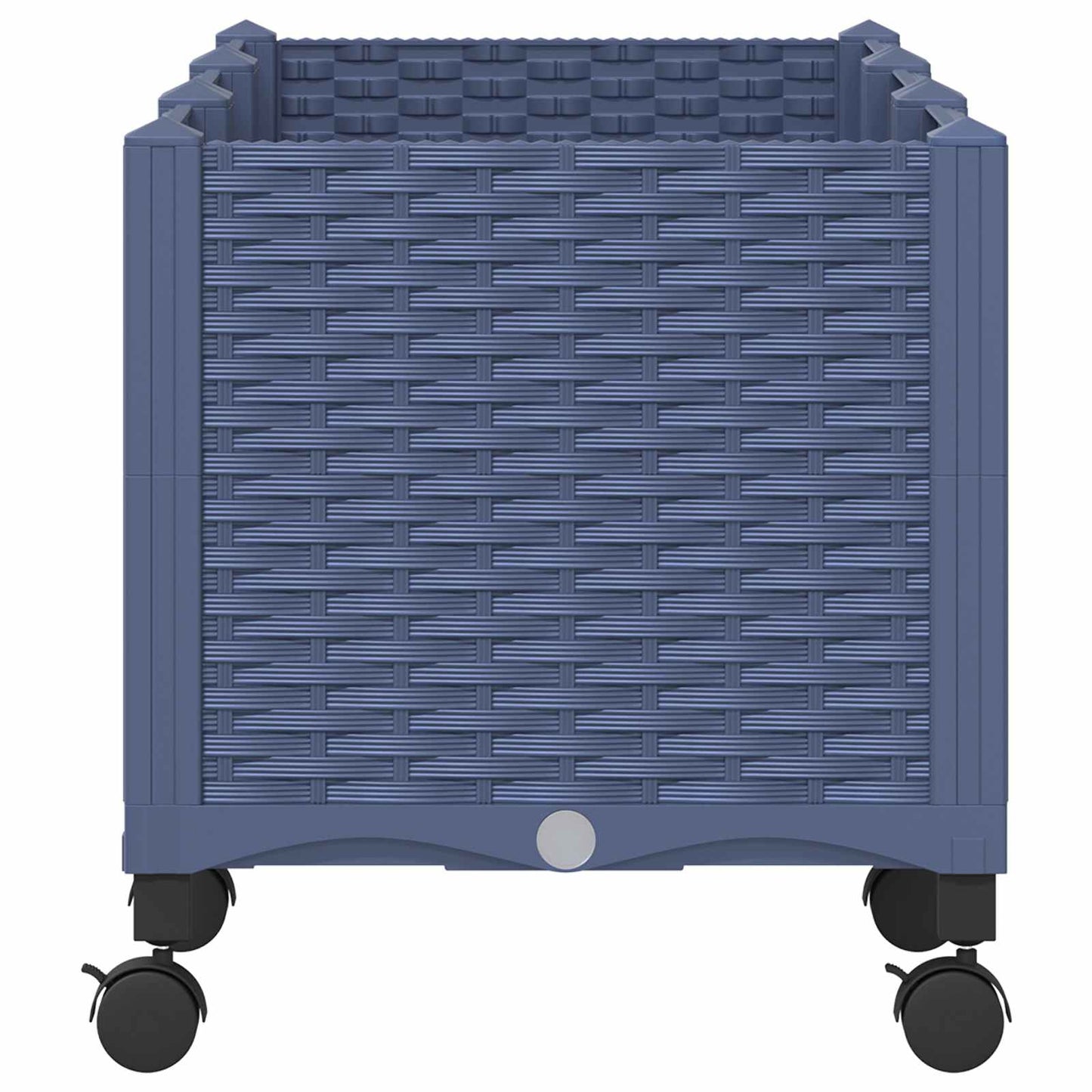 Gartenpflanzer 120 X 40 X 48 Cm Pp Blaugrau