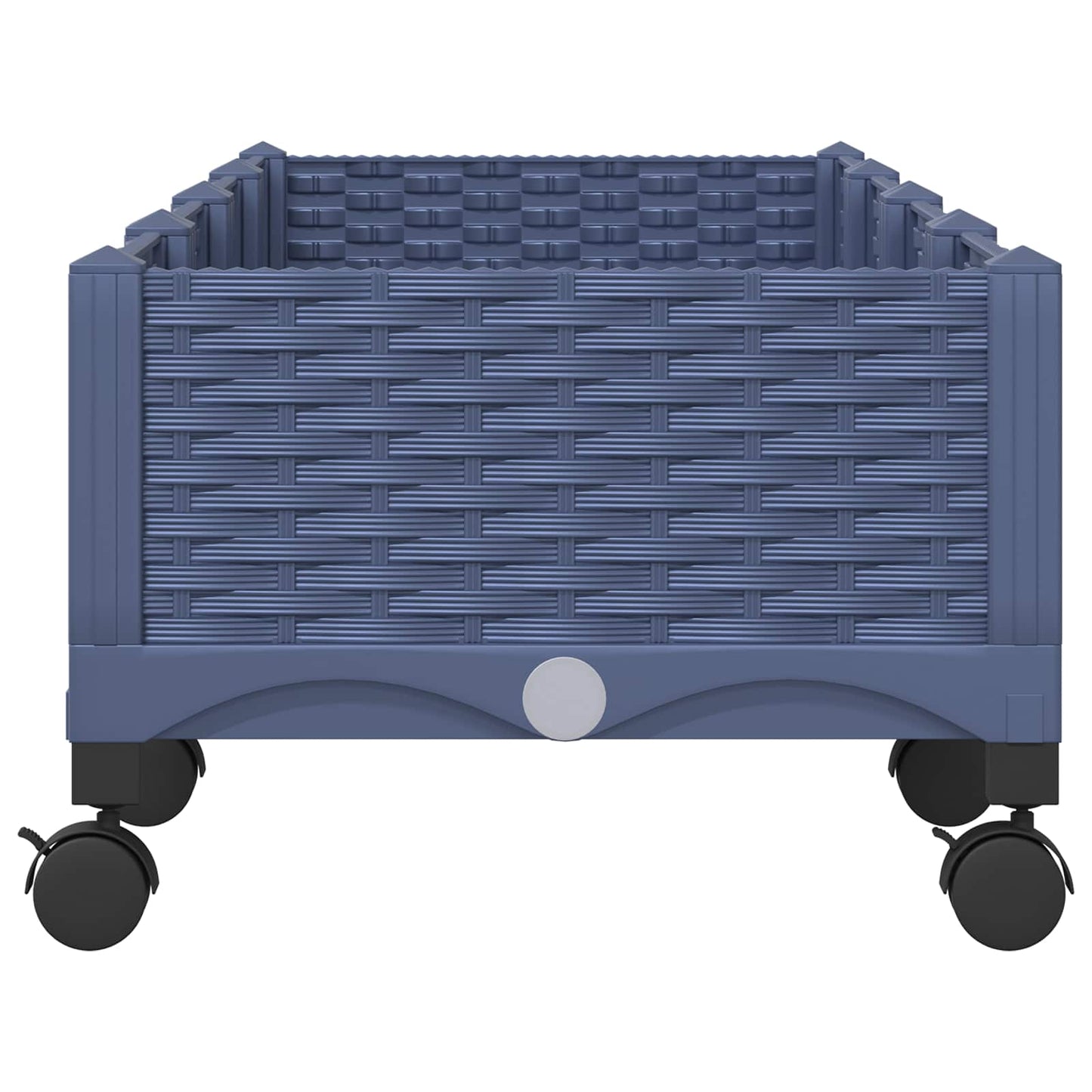Gartenpflanzer 160 X 40 X 33 Cm Pp Blaugrau