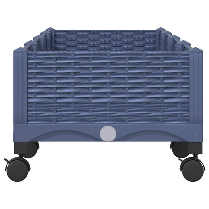 Gartenpflanzer 160 X 40 X 33 Cm Pp Blaugrau