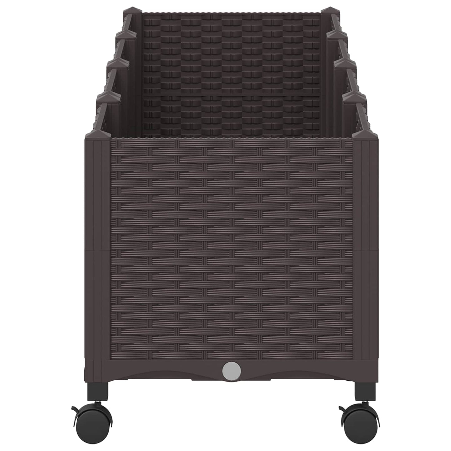 Gartenpflanzer 160 X 40 X 44 Cm Pp Braun