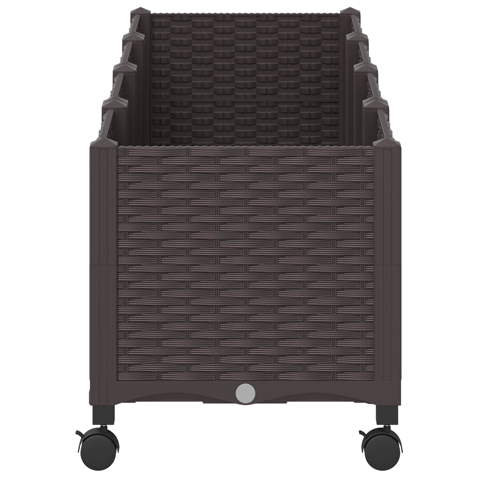 Gartenpflanzer 160 X 40 X 44 Cm Pp Braun