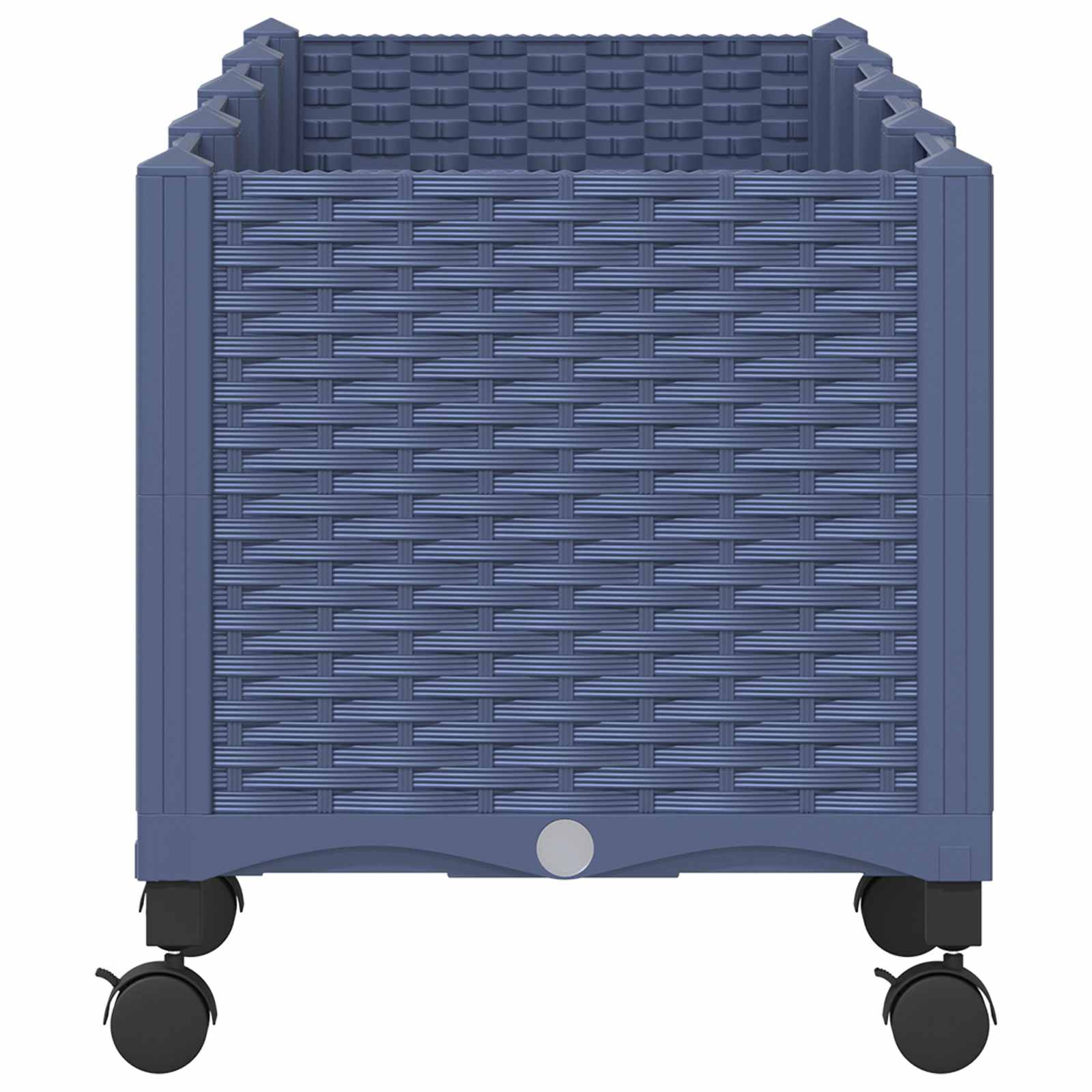 Gartenpflanzer 160 X 40 X 48 Cm Pp Blaugrau
