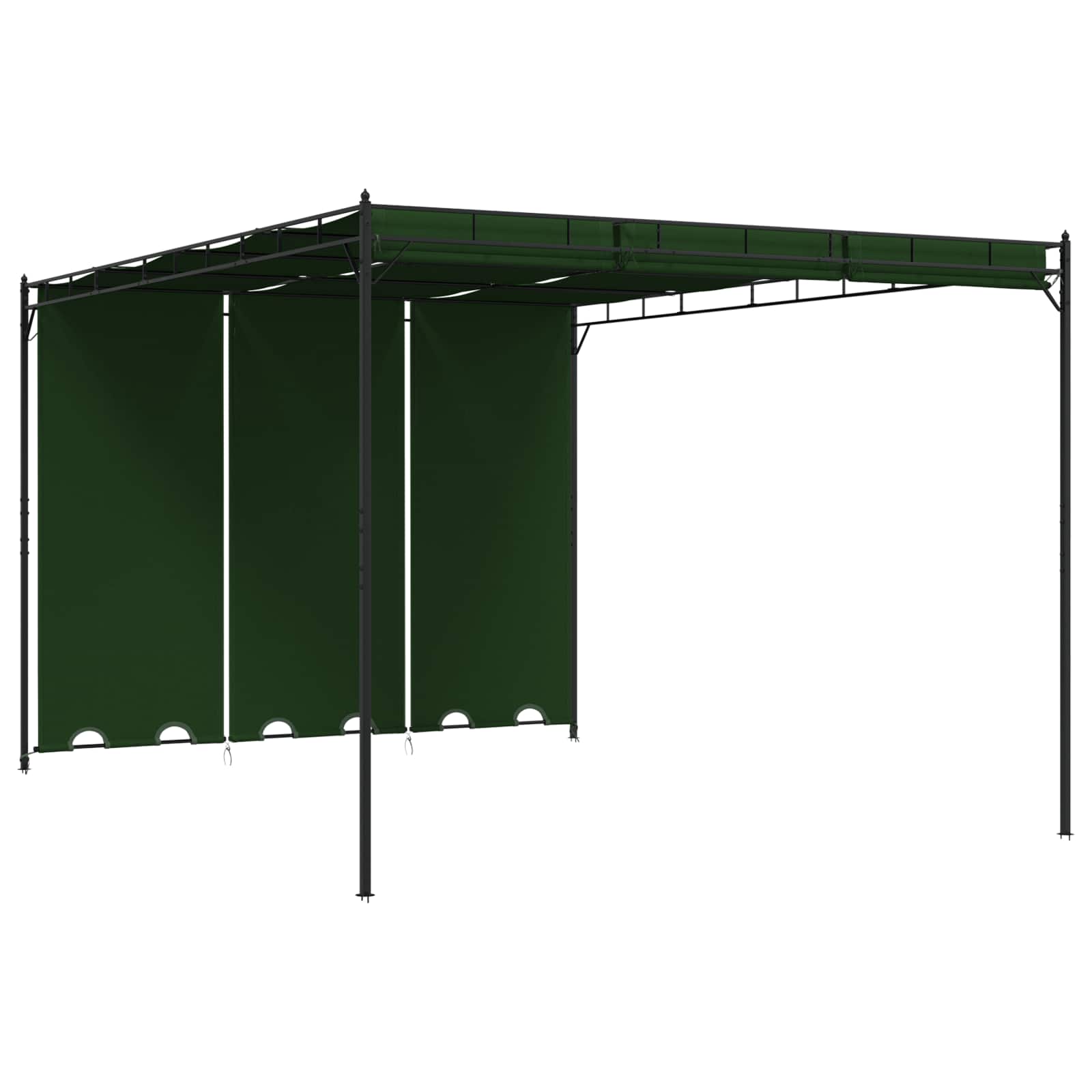 Pavillon 4 X 3 X 2,3 M Polyester Und Stahl