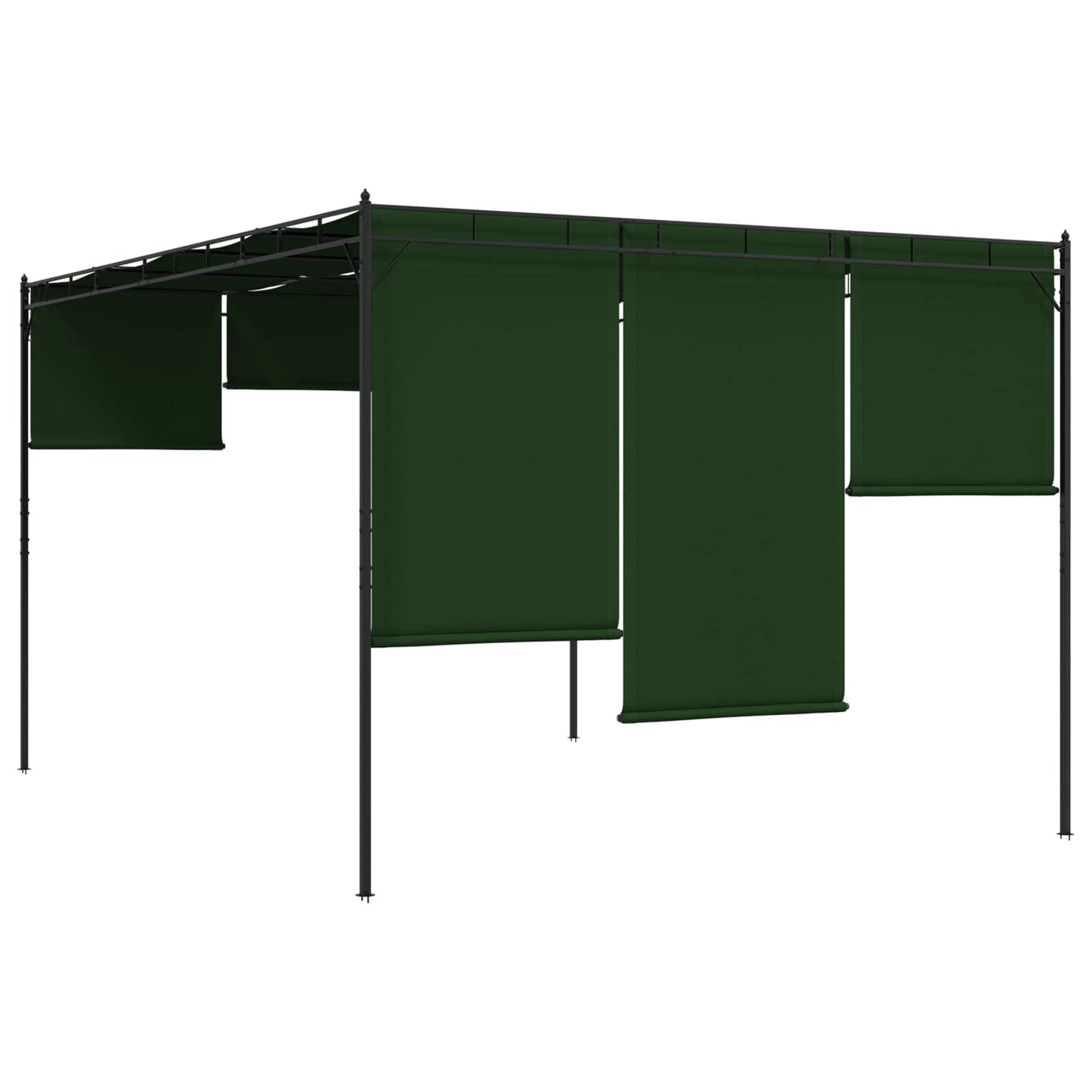 Pavillon 4 X 3 X 2,3 M Polyester Und Stahl