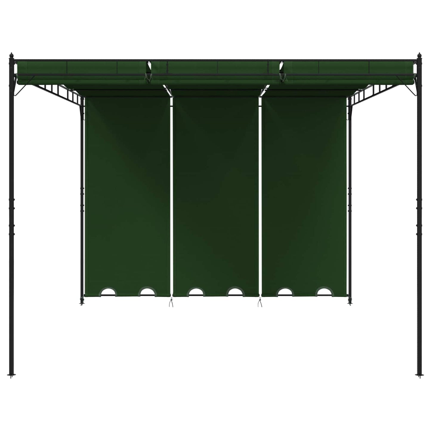 Pavillon 4 X 3 X 2,3 M Polyester Und Stahl