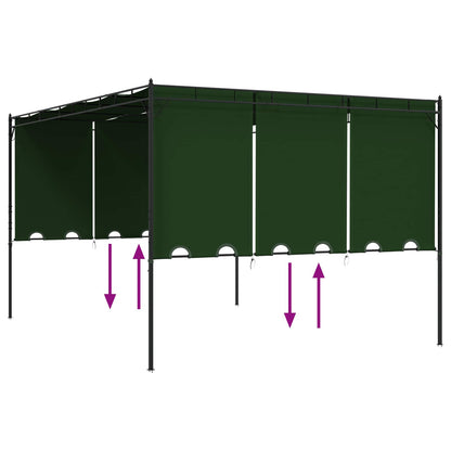 Pavillon 4 X 3 X 2,3 M Polyester Und Stahl
