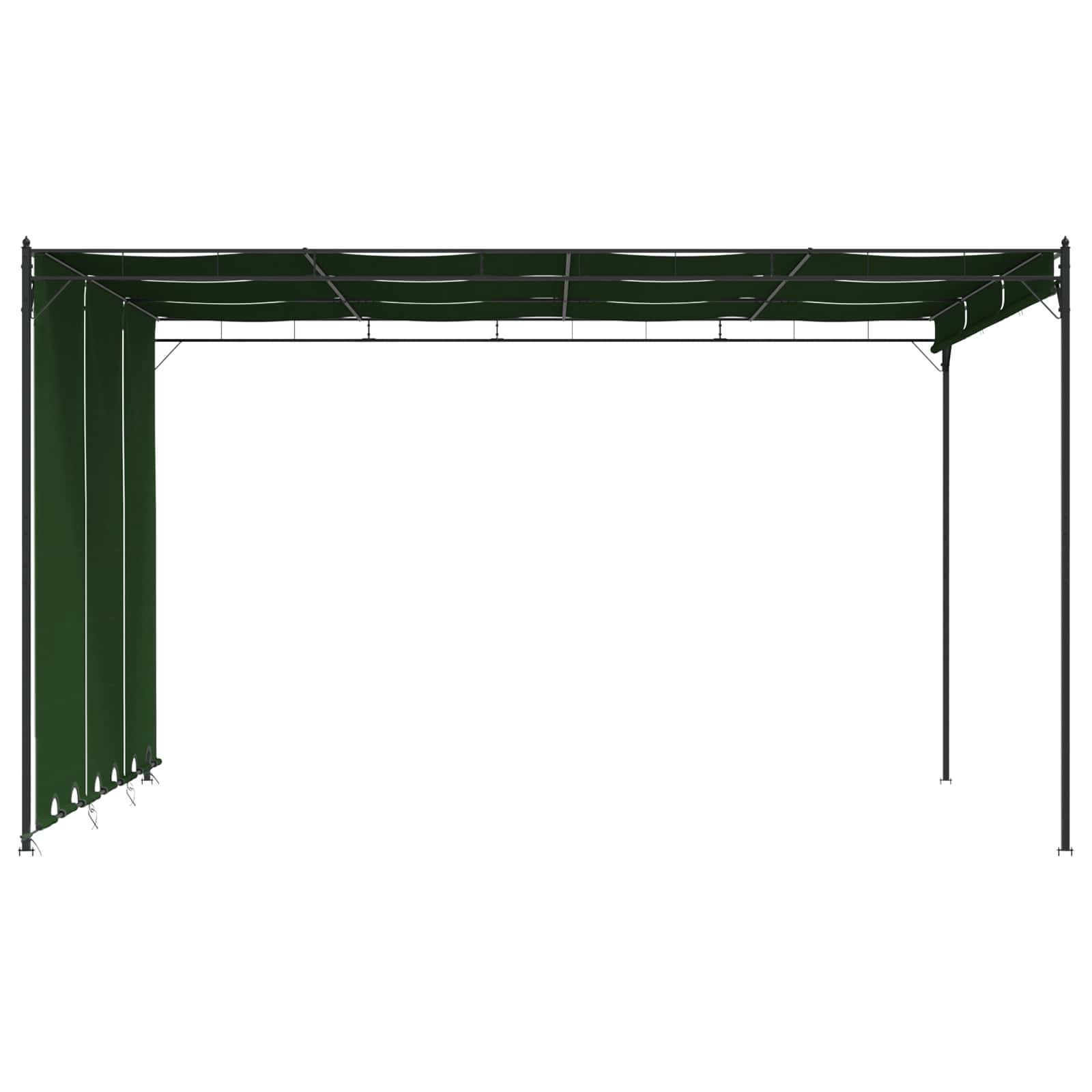 Pavillon 4 X 3 X 2,3 M Polyester Und Stahl