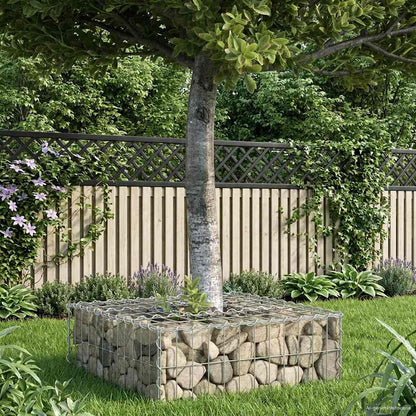Gabionen Hochbeet Silber