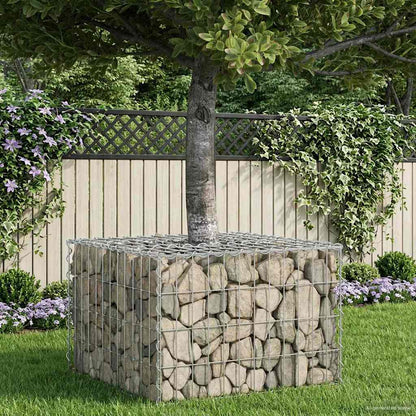 Gabionen Hochbeet Silber
