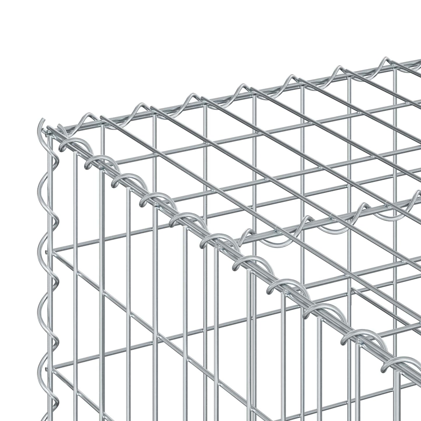 Gabionen Hochbeet Silber